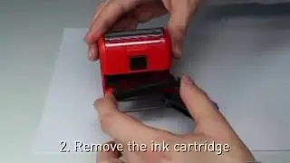 How to Change the Ink Pad on a Trodat or Ideal Self-inking Stamps