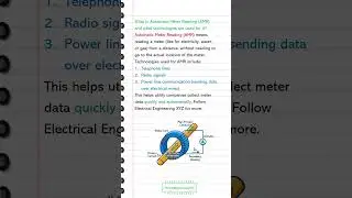 What is Automatic Meter Reading AMR, and what technologies are used for it