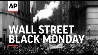 Wall Street Black Monday - 1929 | Movietone Moment | 28 October 2022