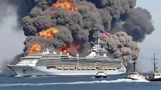 13 минут назад! Россия жестоко потопила американский круизный лайнер с 300 генералами США и НАТО