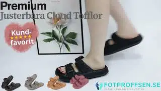 Premium Justerbara Cloud Tofflor - Fotproffsen.se