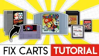 FIX your BROKEN and DIRTY Game Cartridges! - NES, Game Boy, DS, etc.