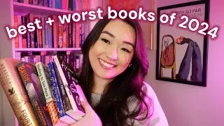 my top 5 best + worst books of 2024