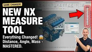 How to use the Measure command in the latest NX version.