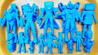 MEMBERSIHKAN SKIBIDI TOILET, Skibidi toys, Titan SpeakerMan, CameraMan, ClockMan, TVman, Drillman