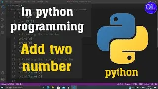 Add two given number in program in python।। Code learning।।