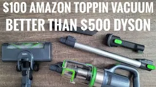 Better than Dyson Cyclone V10 Toppin Anker S11 BEST 4 in 1 Amazon cordless vacuum unboxing review