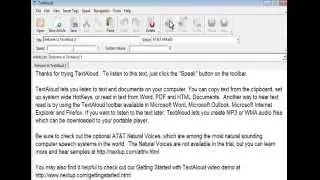 An Introduction to TextAloud 3 for Windows (Updated)
