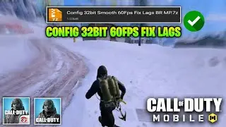 32BIT SMOOTH 60FPS CONFIG IN COD MOBILE | FIX LAGS BR/MP | CODM CONFIG S5