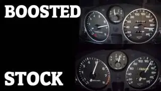 Stock VS Turbo Mazda Mx5 0-160 km/h Acceleration