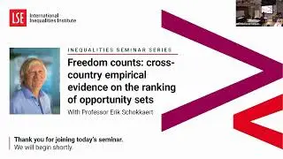 LSE III Event | Freedom counts: cross-country empirical evidence on the ranking of opportunity sets