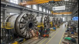 TBM Factory Tour 🏗️ Cutterhead Assembly & Steel Fabrication – Global Tunneling Solutions