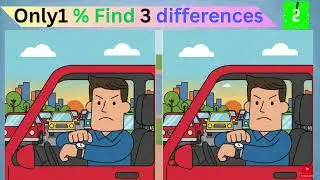 Find 3 differences | How sharp your mind | Test your brain
