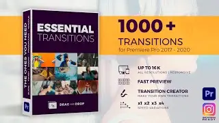 1000+ Essential Transitions | Premiere Pro