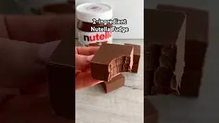 2-ingredient Nutella Fudge