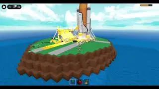 Rocket Ship On Fire - Natural Disaster Survival ; Roblox