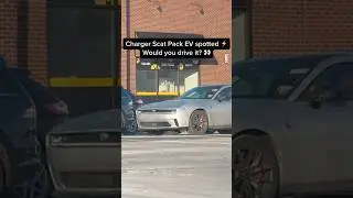 Electric Charger Scat Pack in Traffic 😱⚡️ #dodgecharger #dodgeev #chargerdaytona