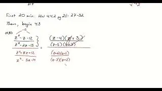 1st Hour Algebra 2 (1/23/25) - Finish with 4.4