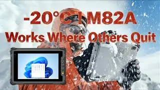Rugged Tablet in Extreme Cold ❄️ | ONERugged M82A Winter Demo