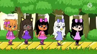 Minnie and Daisy walking with Cole Ronsee's OCs (Gift for Bugmaster06)