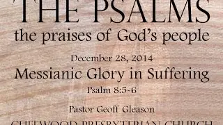 Psalm 8:5-6 &raquo; Messianic Glory in Suffering