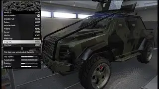 Кастомизация транспортного средства для GTA 5 (кастомный пикап HVY Insurgent)