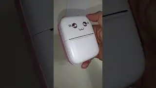 This tiny pink printer is turning our thoughts into adorable drawings! #diy #gift #girls #printer