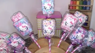 Hello Kitty Rice Krispie Treats (How To)