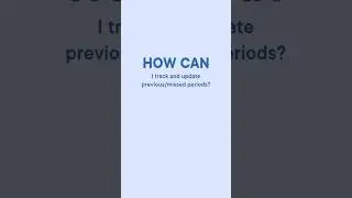 How to add or update previous missed periods in the Clue app