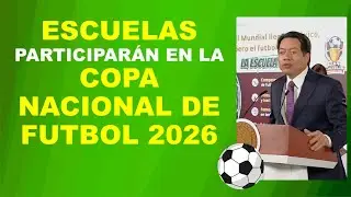 Escuelas participar&aacute;n en la Copa Nacional de Futbol 2026 Mario Delgado Carrillo SEP