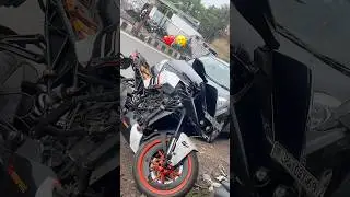 KTM RC Accident💔| Crash 💔 KTM | #crash #nazar #badday #love #ktm #accident #shortsfeed #viralshort