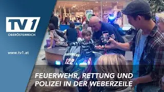 Folgetonhorn & Blaulicht begeistern Kinder in der Weberzeile