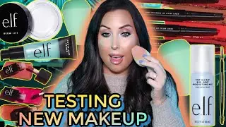 TESTING NEW ELF COSMETICS | NEW FROM THE DRUGSTORE!
