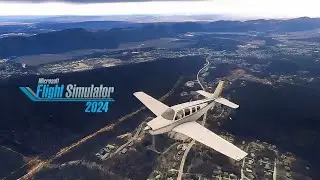 Local Sightseeing & Pattern Flying at KCBE | Black Square Beechcraft Bonanza | MSFS 2024