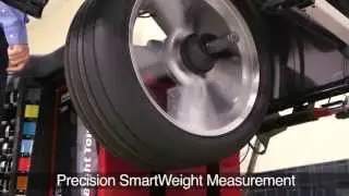 Hunter Engineering's SmartWeight Touch&reg; Wheel Balancer at a Glance