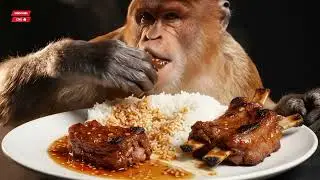 ASMR Monyet Makan dengan Tenang – Suara Relaxing dan Lucu Banget 🐒✨|| #asmr #asmrvideo #asmrsounds 