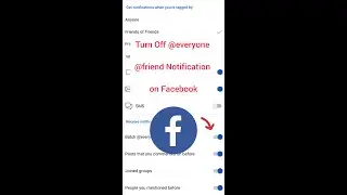 How to turn off @everyone and @friends notification on Facebook | Facebook New Update