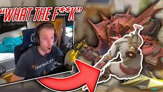 I DESTROYED THE TOP OVERWATCH STREAMER! (w/ Reactions!)