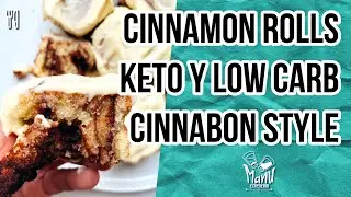 🍞KETO CINNAMON ROLLS EN 30 MINUTOS | CINNABON STYLE KETO DESSERT | Manu Echeverri