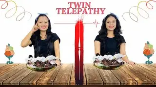 TWIN TELEPATHY Challenge |  Ice Cream Dessert |  The Super Sisters​