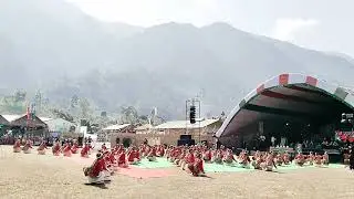 Mega dance performed by Aka womens at closing ceremony of Sarok festival Bana on 15/01/26#video-121