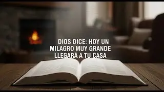 DIOS DICE: HOY UN MILAGRO MUY GRANDE LLEGAR&Aacute; A TU CASA
