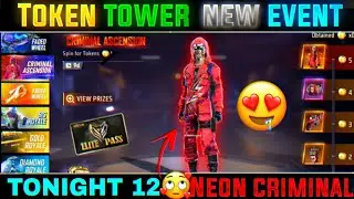 NEON CRIMINAL EVENT || TONIGHT 12 AM UPDATE || NEXT EVO SKIN || NEXT TOP UP EVENT || RED CRIMINAL FF