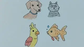 Try to Draw Cartoon Animals