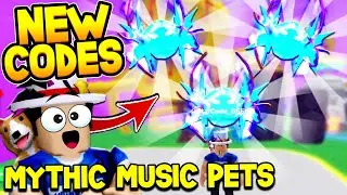 I Hatched INSANE RAINBOW MYTHICAL MUSIC Pets In Clicker Simulator UPDATE CODES!! (Roblox)