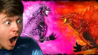 Reacting to THERMO GODZILLA vs EVOLVED GODZILLA!