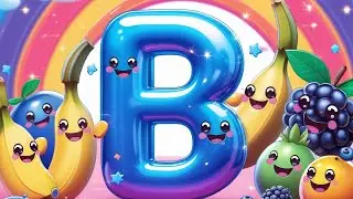 Phonics B fruit song  | ABC Fruit Song for Kids | Phonics & Fruit Names in English|kiddokube