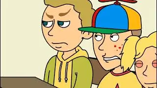 Caillou fanboy refuses to do his school project