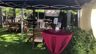 Un cadre idyllique pour une d&eacute;gustation
