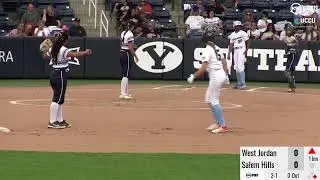 2025 Archive: 5A Softball Championship Game 1: West Jordan vs. Salem Hills